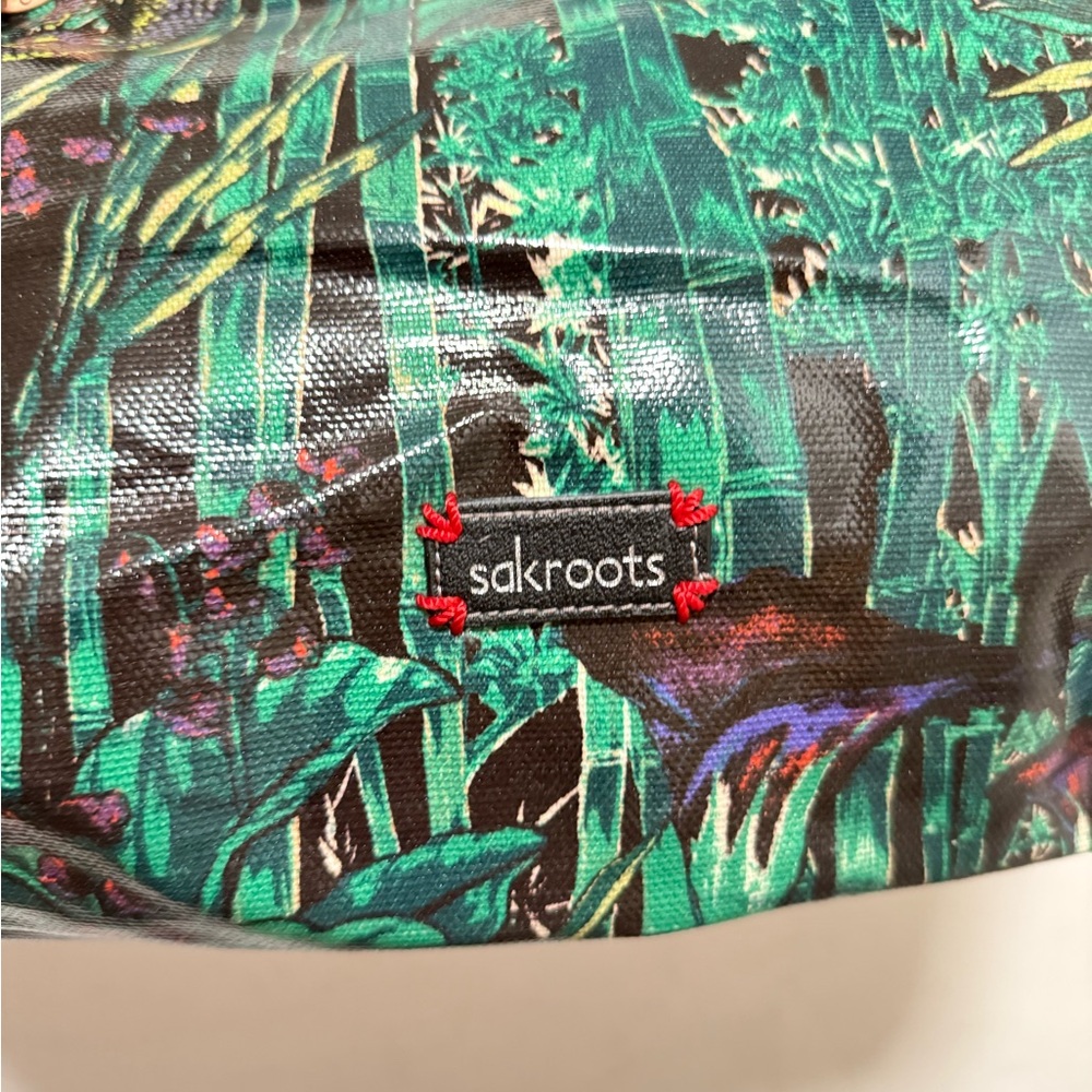 Sakroots Green Shoulder Bag Vibrant Design